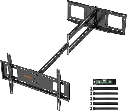 48'' Extension Extra Long Arm TV Wall Mount, Heavy Duty Full Motion TV Wall by WHYFONE