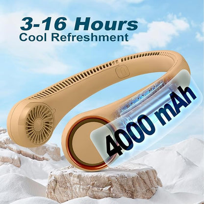 CIVPOWER Neck Fan: Portable Personal Neck Cooling Rechargeable Bladeless Fan - Image 8