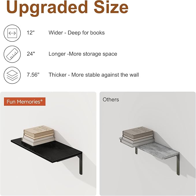 Fun Memories Deep Floating Shelves - Image 5
