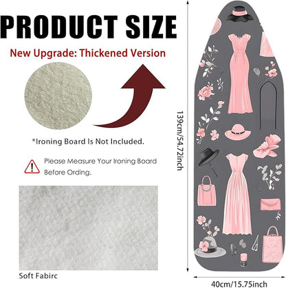 Nuxovilar Ironing Board Cover Needle Cotton 15x54 Inches | Ironing Board Cover - Image 3