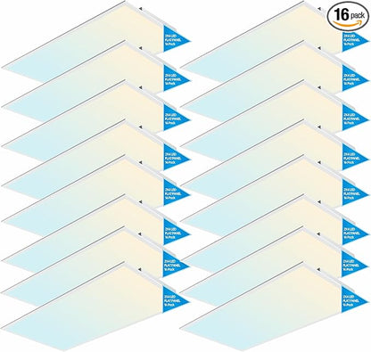2x4 FT LED Light Flat Panel, 5 CCT 3K | 3.5K | 4K | 5K | 6.5K, Dimmable by LEDENERGYPLUS