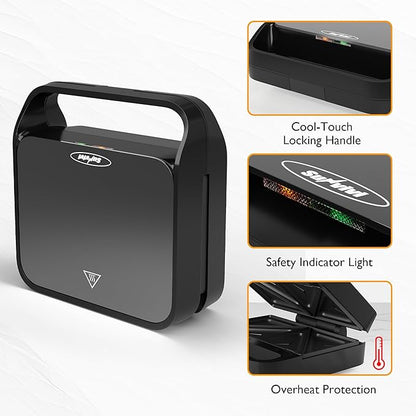 Sunvivi 3 in 1 Sandwich Maker, Electric Waffle Maker - Image 5