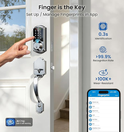Veise VE07-H Fingerprint Smart Locks - Image 3