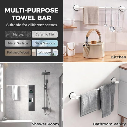 Adjustable Suction Cup Towel Bar - Image 5