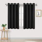 DWCN Black Curtains 54 Inches Long, Thermal Blackout Drapes by DWCN