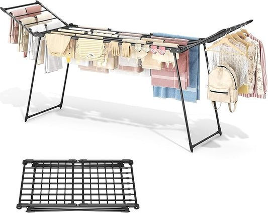 APEXCHASER Clothes Drying Rack Foldable, Large Drying Rack Clothing Retractable by APEXCHASER
