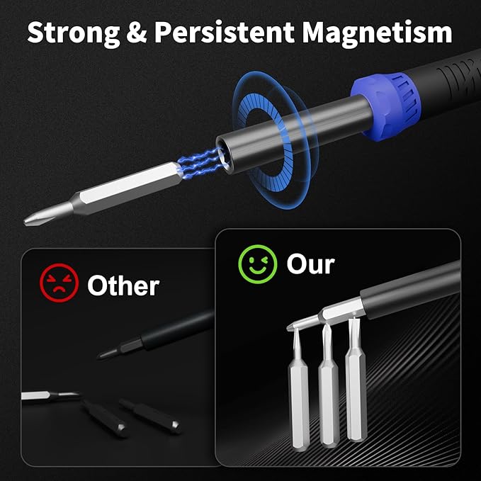 STREBITO Small Precision Screwdriver Set 64-piece - Image 4