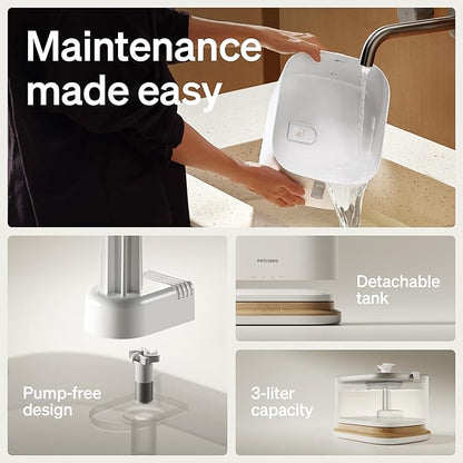 PETLIBRO Upgrade Cordless Cat Water Fountain + 8 Packs Genuine Cat Fountain - Image 3