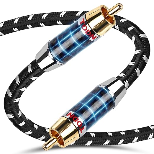 TODN Digital Coaxial Audio Cable 75-Ohm by TODNAudio