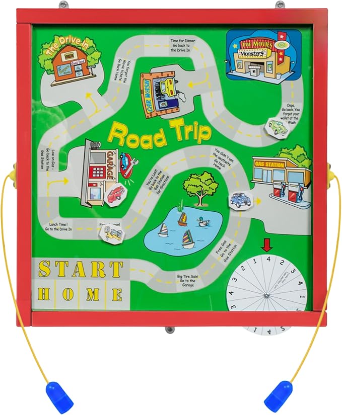 Magnetic Toddler Activity Wall Panel Toy – Interactive Wall Busy Board – by PlayscapesLLC