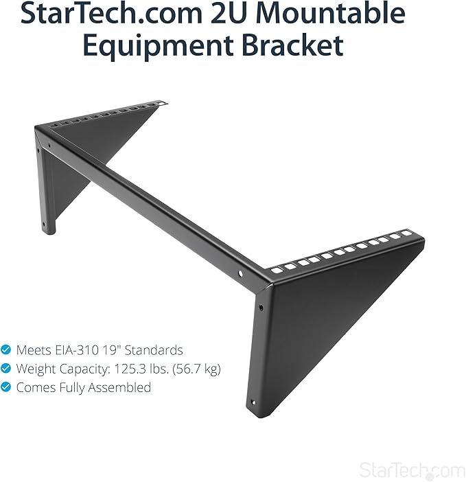 StarTech.com 4U Wall Mount Patch Panel Bracket - Image 7