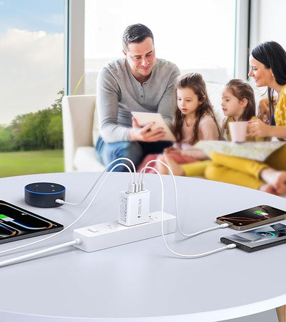 USB C Wall Charger, 60W USB C Charger Block 5-Port PD Fast Charging Blocks + QC - Image 7