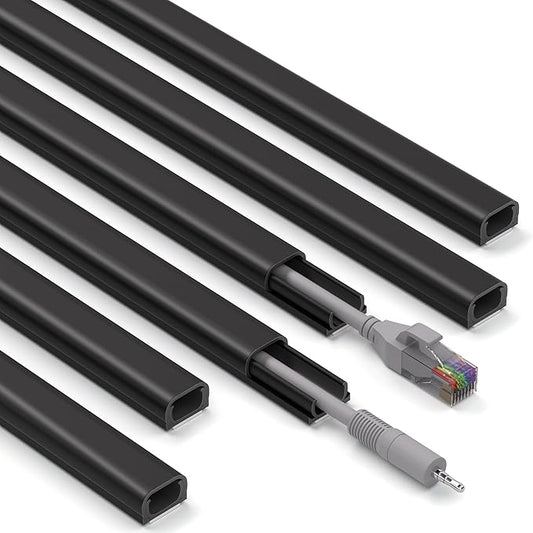 ZhiYo 85in Cord Covers for Wires on Wall, 1 Mini Cord Hider Wall, Self-Adhesive by ZhiYo