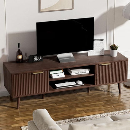 SHGJ&SOFT Storable TV Stand 65 Inch, Mid Century Modern TV Console Two Cabinet - Image 7
