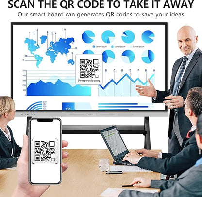 Smart Board 65 inch 4K Interactive Whiteboard Touch Screen, Digital Smart - Image 3