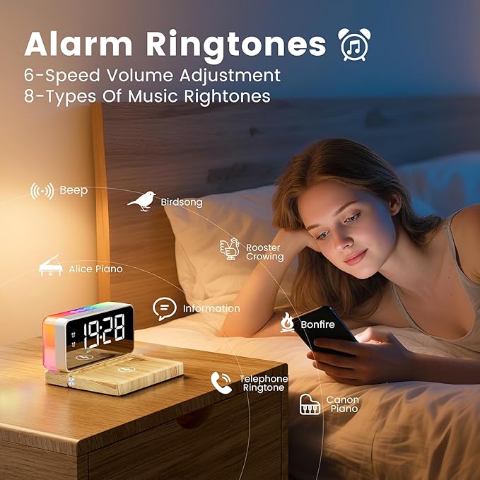 CHOUYONL Alarm Clocks for Bedrooms - Image 8