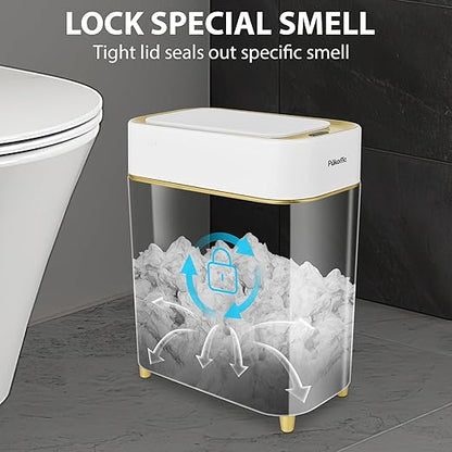 Pukomc 2.3 Gallon / 9L Automatic Adsorption Sensor Trash Can, Slim Fashionable - Image 6