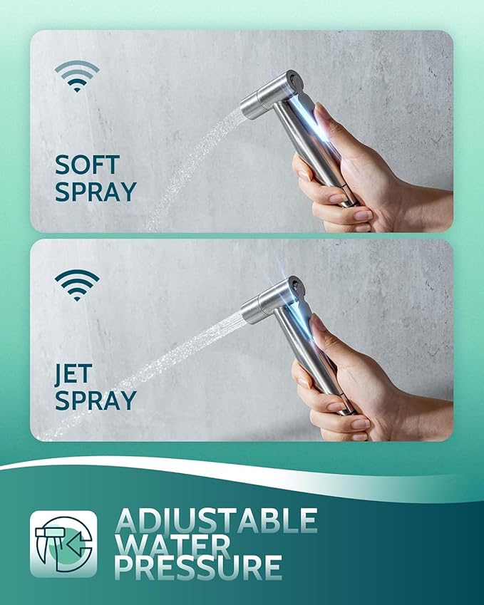 Handheld Toilet Bidet Sprayer for Toilet-Adjustable Water Pressure Control - Image 4