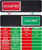Vacant Occupied Door Sign, Custom Privacy Signs, Reserved Empty/Do Not by AMAZINGSUN