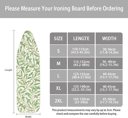 ZCFYGDX Ironing Board Cover Decor 15x54 Inch, Iron Board Cover - Image 6