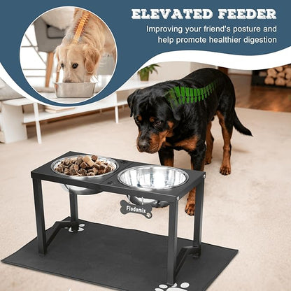 Elevated Dog Bowls, Metal Raised Dog Bowl Stand - Image 2