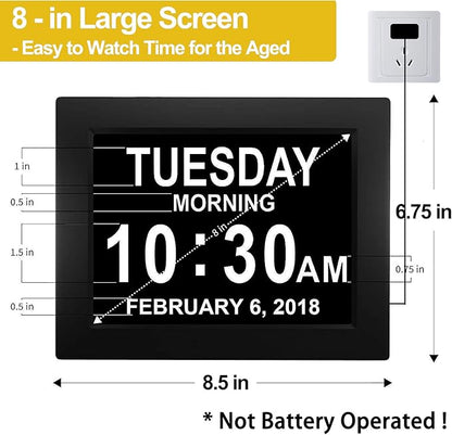 【New 2024】 Digital Calendar Alarm Day Clock - - Image 2