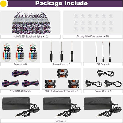 POWLAB 120Ft SMD5050 RGB storefront led lights - Image 2