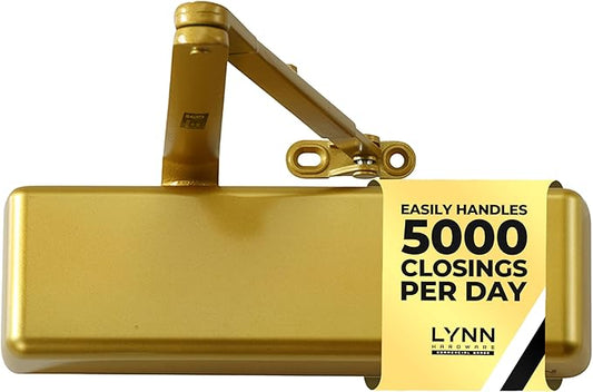 LYNN HARDWARE Extra Heavy Duty Automatic Door Closer by LYNNHARDWARE