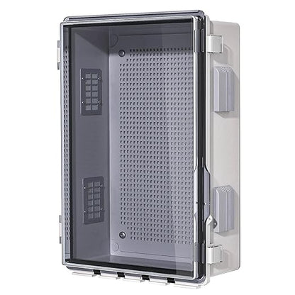 ABS Electrical Junction Box, Ventilated Design, Cable Grommets, IP65 Waterproof by ANIMACYN