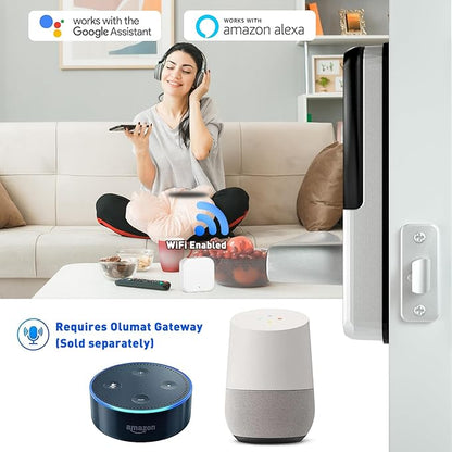 Smart Lock with Handle: Wi-Fi Keyless Entry Door Lock - Image 5