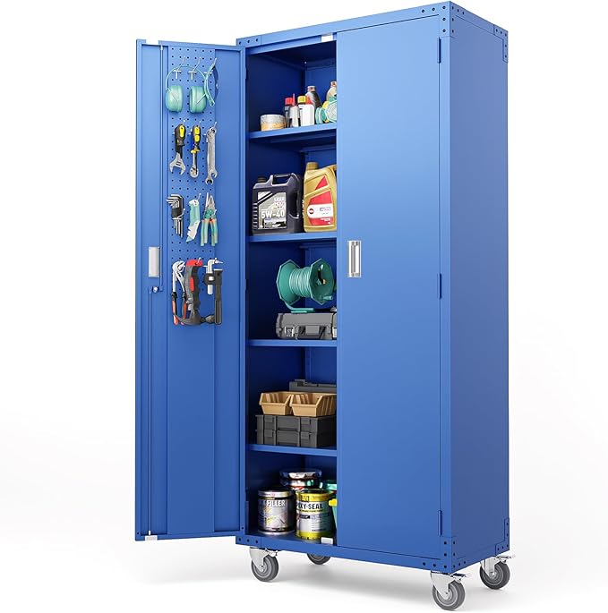 VINGLI 72'' Tall Metal Garage Storage Cabinet by VINGLI
