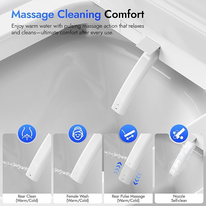 WANSID Elongated Smart Toilet - Image 3