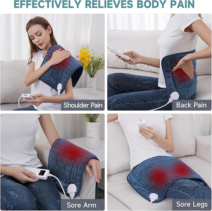 Heating Pad for Back Pain Relief, ZUODUN Electric Heating Pads for Cramps - Image 4