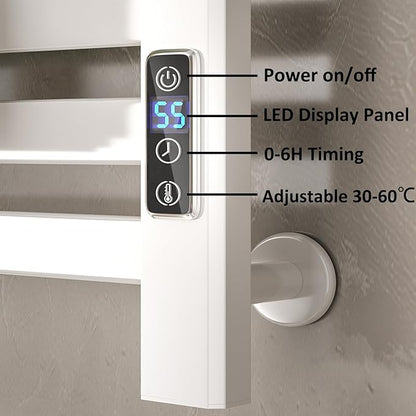 Electric Towel Warmer, Wall Mounted Towel Warmer Rack - Image 2