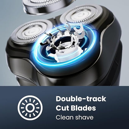 Electric Razor for Men Cordless: Wet/Dry Rotary Shaver Waterproof - Image 3