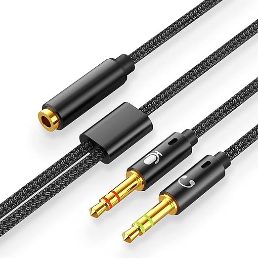 HIEbee 2 in 1 3.5mm Headphone Splitter Adapter Female to Male&Male to Female - Image 2