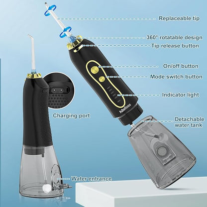 H2ofloss Water Dental Flosser Teeth Pick -Portable Oral Irrigator - Image 5
