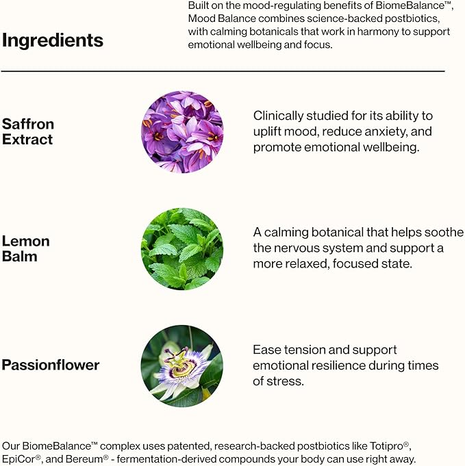 SecondKind Mood Balance – Saffron & Postbiotic Supplement - Image 5