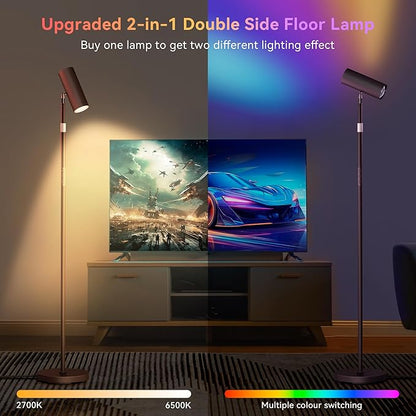 SIBRILLE Spotlight Floor Lamp, Tall LED Standing Lamp - Image 2