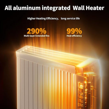 1500w Convection Panel Heater-Portable Electric Heaters, Plug-in Wall Heaters - Image 3