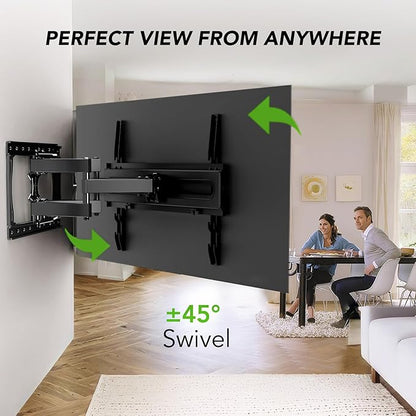 AX WABER TV Wall Mount Bracket for 32-65 Inch TV Full Motion Dual Articulating - Image 3