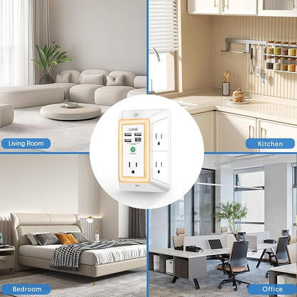 Multi Plug Outlet Surge Protector - Image 5