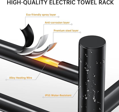 Towel Warmer Rack, Heated Towel Racks - Image 4