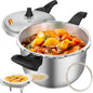 Stainless Steel Pressure Cooker by SEEINGISBELIVEING