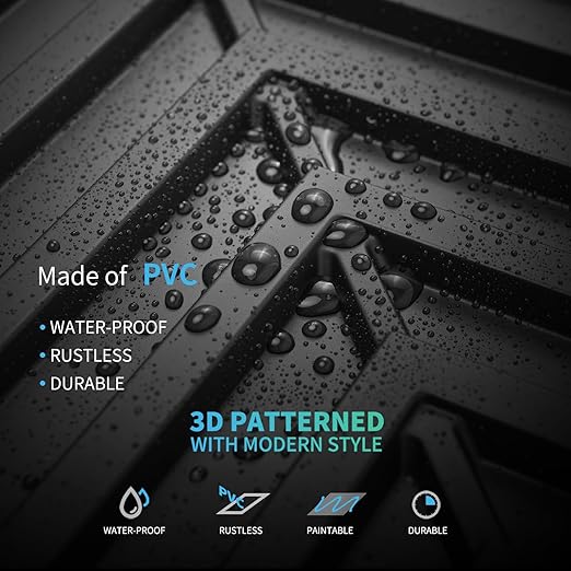 Art3d 12-Pack Drop Ceiling Tiles 2x2 FT, PVC 3D Textured Panels - Image 8