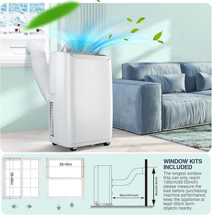 Portable Air Conditioners, 12000 BTU Portable AC Unit - Image 3