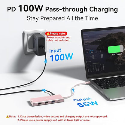 HODO USB C Docking Station Dual Monitor Adapter - Image 7