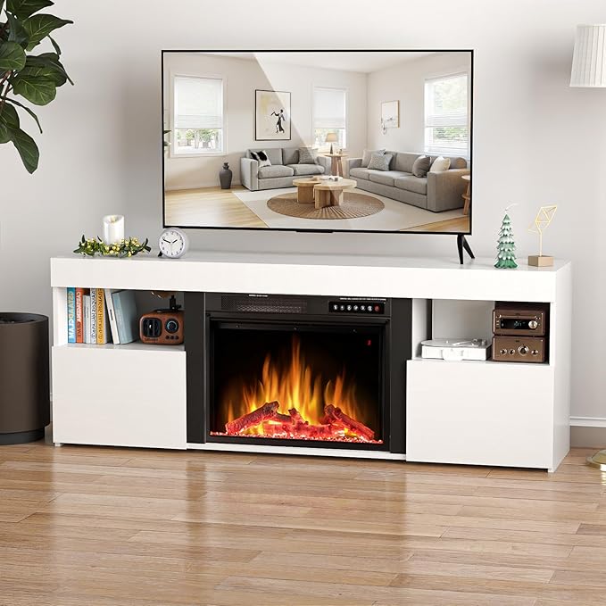 59" Electric Fireplace TV Stand - Image 7