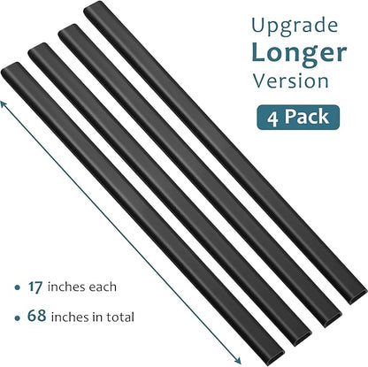 ZhiYo Wire Covers for 2 Cords, Cord Hider on Wall Mounted, 68in Cord Cover Kit - Image 3