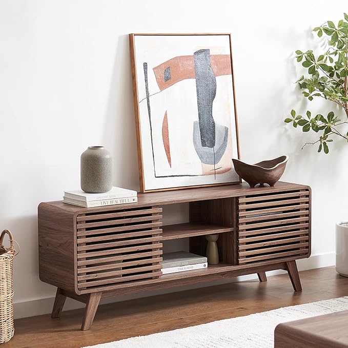 mopio Ensley TV Stand, Mid Century Modern by MopioInc